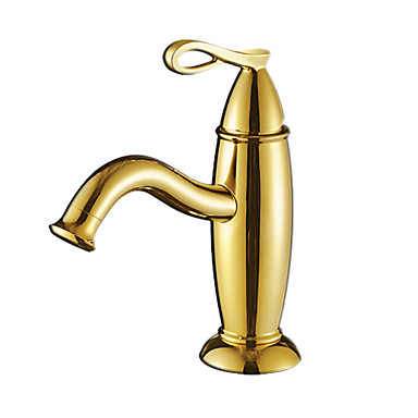 Ti-PVD Finish Classic Style Bathroom Sink Tap T0479G