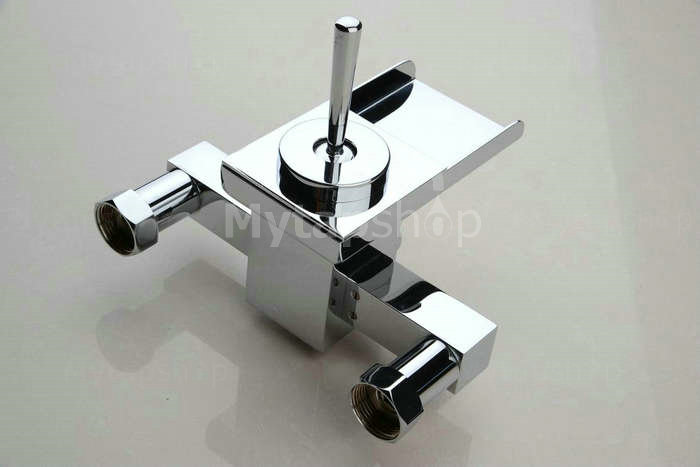 Single Handle Wall-Mount Waterfall Bathroom Sink Tap or Bathtub Tap (T0510_1W) - Click Image to Close