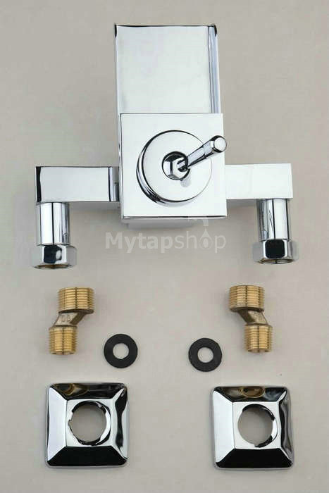 Single Handle Wall-Mount Waterfall Bathroom Sink Tap or Bathtub Tap (T0510_1W) - Click Image to Close