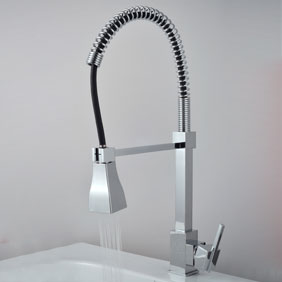 Single Handle Chrome Centerset Kitchen Tap T0748 - Click Image to Close