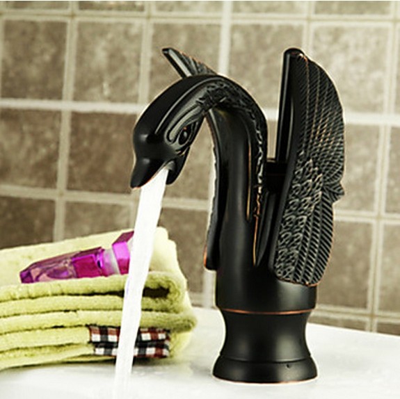 Bionics Design Centerset Bathroom Sink Tap Oil-rubbed (Black) T2012R