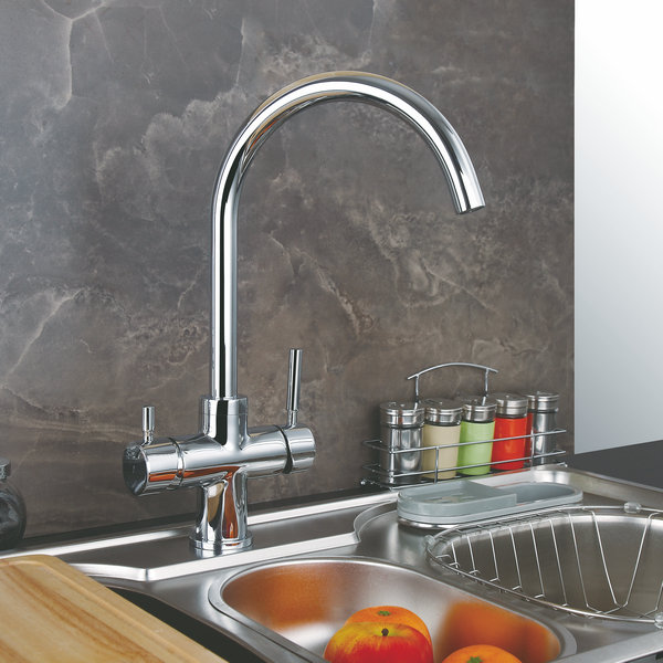 Solid Brass Kitchen Faucet with Drinking Water Function RO T3004