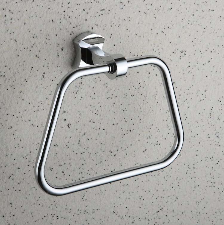 Chrome finished Brass Wall-mounted Towel Ring TCB2009