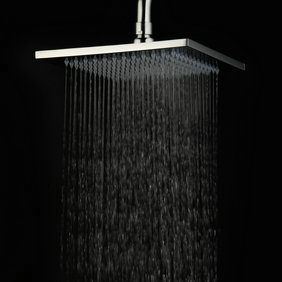 Contemporary 8 Inch Chromed Stainless Steel Rainfall Shower Head HB08