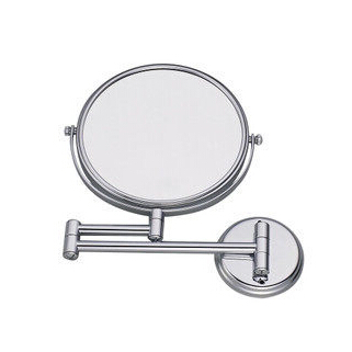 Brass Finish Wall Mounted Bathroom Two Sides Magnifying Glass Cosmetic Mirror MB001 - Click Image to Close