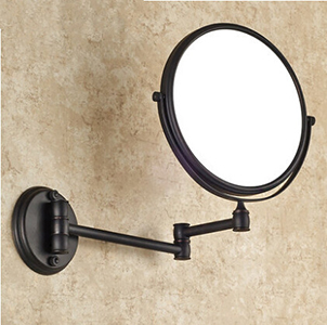 Bronze Beauty mirror bathroom mirror-sided retractable magnifying glass wall MB003