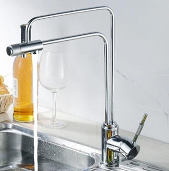 Contemporary Brass Water Filter Kitchen Multifunction Three Way Tap PH9408