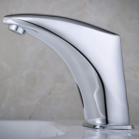 Contemporary New Sensor Water Tap Single Cold Tap Sink Basin Tap - T0100