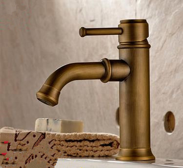 Antique New Arrival Brass Bathroom Mixer Water Sink Tap T0138Z - Click Image to Close