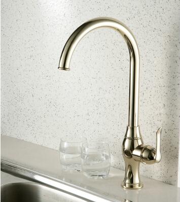 Ti-PVD Finish Antique Style Kitchen Tap TP0795G - Click Image to Close