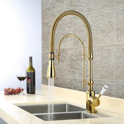 Brass Pressurize Mixer Water Multi-function Kitchen Sink Tap T0810G - Click Image to Close