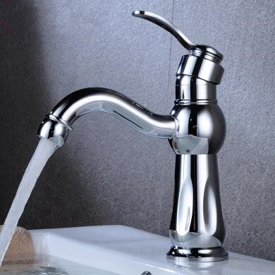 Chrome Finished Brass Mixer Water Rotatable Bathroom Sink Tap TA0260C - Click Image to Close