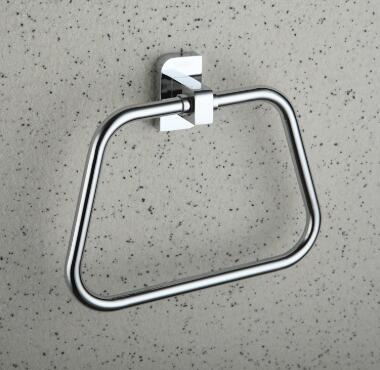 Chrome finished Brass Wall-mounted Towel Ring TCB2008 - Click Image to Close