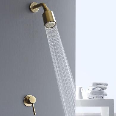 Antique Shower Tap Golden Brass Concealed Rainfall Bathroom Shower Tap TS0348G
