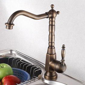 Centerset Antique Brass Kitchen Tap T0438