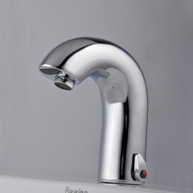 Contemporary Bathroom Sink Tap with Hot and Cold Automatic Sensor - T0119A