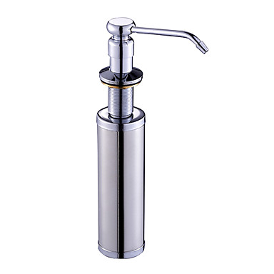 Chrome Finish Soap Dispenser for Kitchen Sink - Click Image to Close