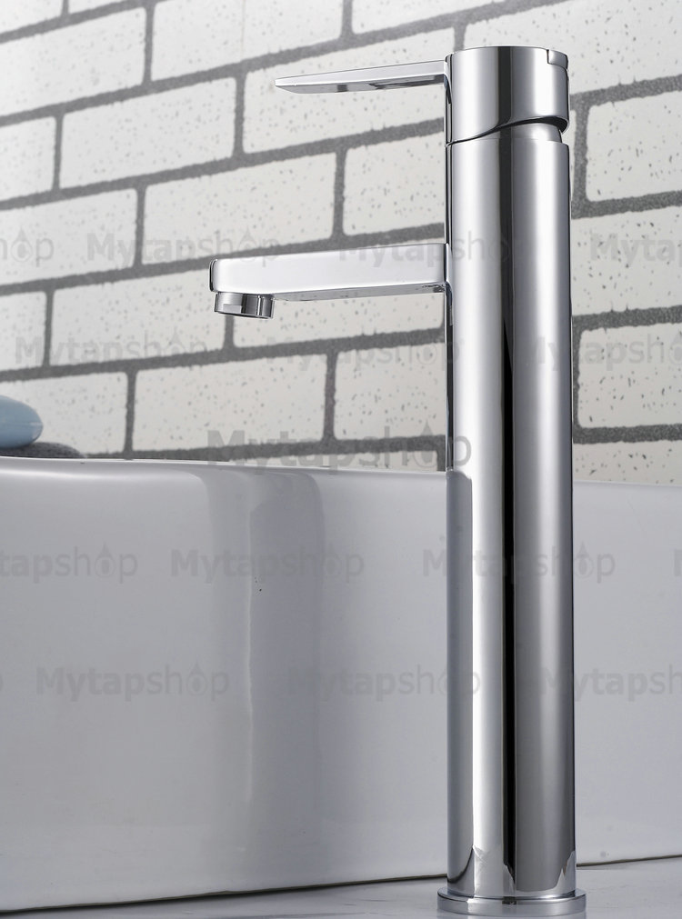 Elegant Brass Bathroom Sink Tap Chrome Finish T0522H - Click Image to Close