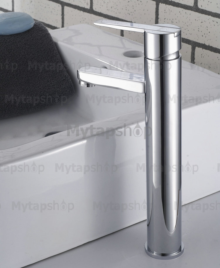 Elegant Brass Bathroom Sink Tap Chrome Finish T0522H - Click Image to Close