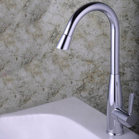 Single Handle Chrome Kitchen Tap T0303