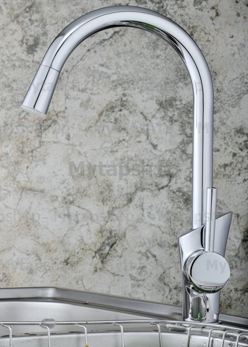 Contemporary Water Power LED Kitchen Sink Tap - T1771F