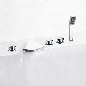 Waterfall Tap with Hand Shower T-7028 - Click Image to Close