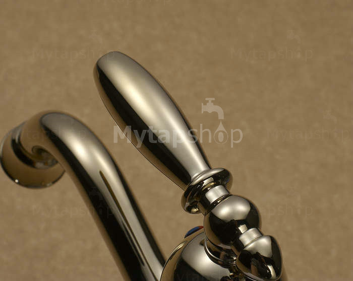 Classic Ti-PVD Finish Solid Brass Bathroom Sink Tap T0419G