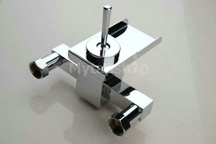 Single Handle Wall-Mount Waterfall Bathroom Sink Tap or Bathtub Tap (T0510_1W)