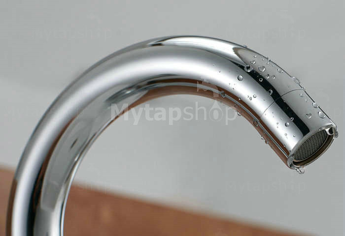 Chrome Finish Solid Brass Bathroom Sink Tap T0542 - Click Image to Close