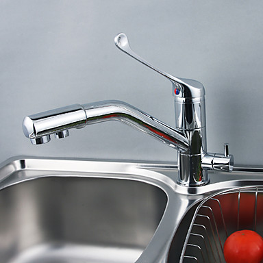 Solid Brass Kitchen Tap with Drinking Water Function T0791 - Click Image to Close