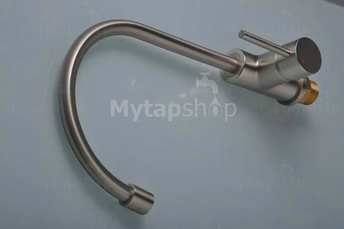 Nickel Brushed Single Handle Kitchen Tap (T1703S)