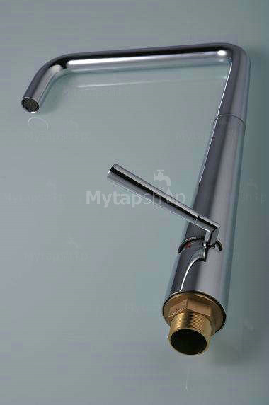 Stainless Steel Contemporary Adjustable Kitchen Tap Chrome Finish T1709