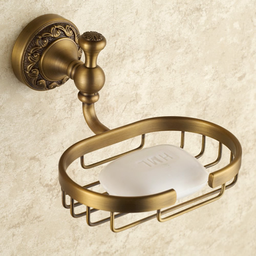 Bathroom Brass Antique Brass Finish Soap Dish TAB6107 - Click Image to Close