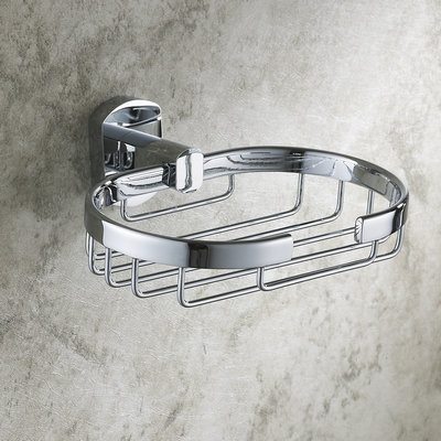 Solid Brass Bathroom Accessories Soap Basket TCB7309 - Click Image to Close