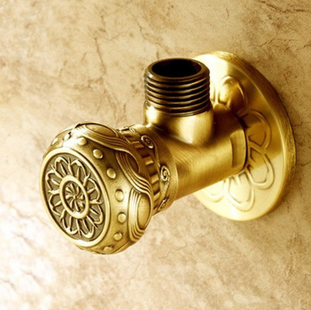 Antique Brass Angle Valve FA011 - Click Image to Close