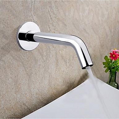 Sensor Contemporary Hands Free Bathroom Sink Taps-Chrome Finish N0832