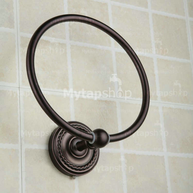 Oil Rubbed Bronze Brass Wall-mounted Towel Ring ORB1009