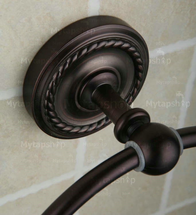 Oil Rubbed Bronze Brass Wall-mounted Towel Ring ORB1009 - Click Image to Close