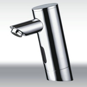 Contemporary Sensor Tap Automatic Touchless Bathroom Sink Tap - T0106 - Click Image to Close