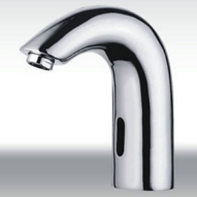 Contemporary Cold Water Automatic Touchless Sensor Sink Tap - T0114 - Click Image to Close