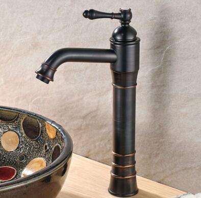 New Black Bronze Brass Bathroom Sink Mixer Tap TA2035B - Click Image to Close