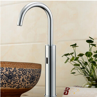 Automatic Brass Bathroom Sink Tap Hands Free Tap TA2600 - Click Image to Close