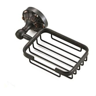 Antique Black Brass Wall Mounted Bathroom Accessory Soap Holder TAB048 - Click Image to Close