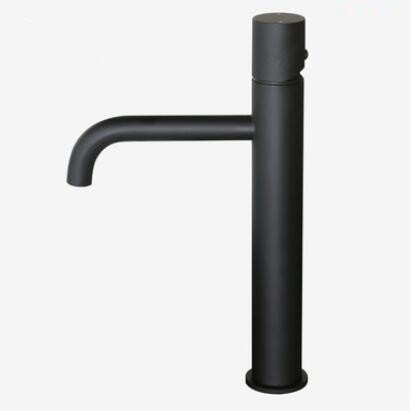 Black Blackening Brass Art Designed Mixer Bathroom Sink Tap TB0169H - Click Image to Close