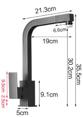Kitchen Taps Antique Black Brass Pull Out Mixer Kitchen Sink Tap TB0260P - Click Image to Close