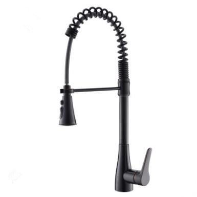 Antique Black Brass European Style Kitchen Pull Out Mixer Sink Tap TB047P - Click Image to Close
