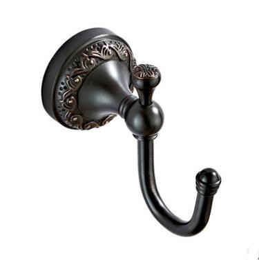 Antique Bronze Brass Bathroom Accessory Robe Hook TCB034
