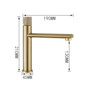 Antique Brass Nickel Brushed Golden Mixer Bathroom Sink Tap TG0248 - Click Image to Close