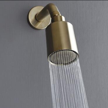 Antique Shower Tap Golden Brass Concealed Rainfall Bathroom Shower Tap TS0348G - Click Image to Close