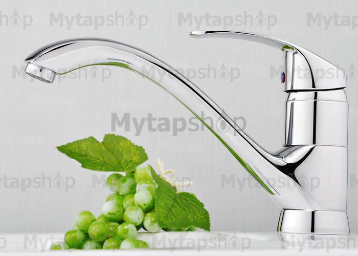 Chrome Single Handle Centerset Kitchen Tap T18005 - Click Image to Close